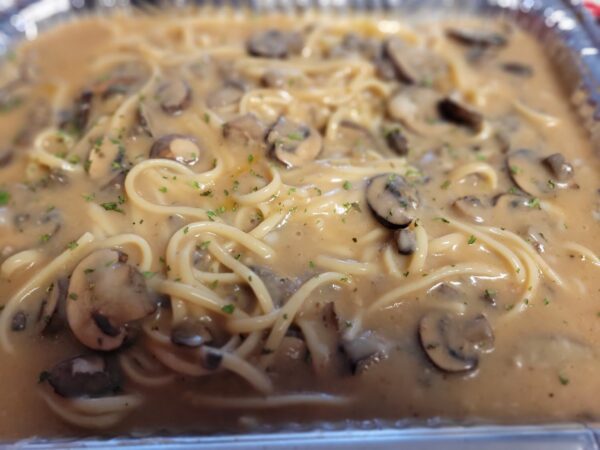 Creamy Vegan Linguine with Wild Mushrooms - Image 2