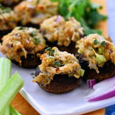 Crab/Sausage Stuffed Mushrooms