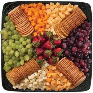 Fruit, Cheese, Crackers Tray