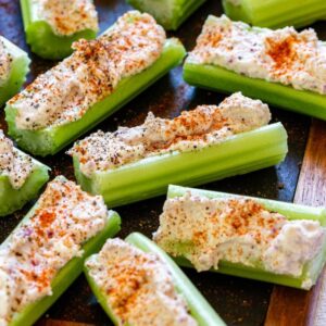 Cream Cheese Stuffed Celery