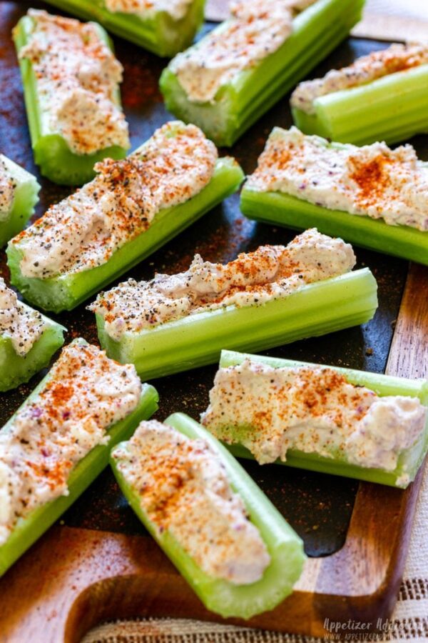 Cream Cheese Stuffed Celery